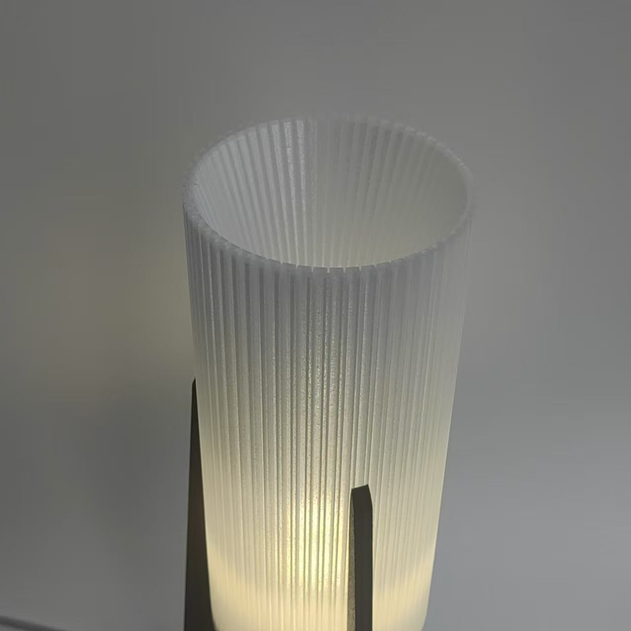 Mid-Century Modern Rocket Lamp - Warm, Cozy Desk Lamp for Dorms and Bedrooms - Wavy Lamp -Perfect Gift Idea | Unique Design Lamp