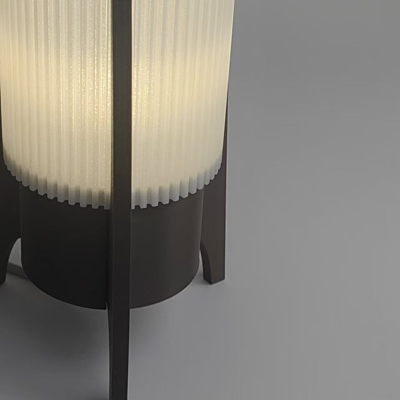 Mid-Century Modern Rocket Lamp - Warm, Cozy Desk Lamp for Dorms and Bedrooms - Wavy Lamp -Perfect Gift Idea | Unique Design Lamp
