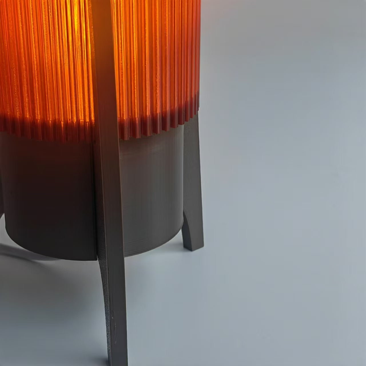 Mid-Century Modern Rocket Lamp - Warm, Cozy Desk Lamp for Dorms and Bedrooms - Wavy Lamp -Perfect Gift Idea | Unique Design Lamp