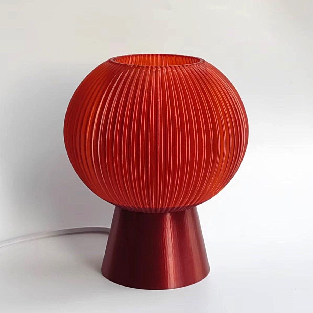 Amber Table Lamp - Mushroom Lamp - Desk Lamp