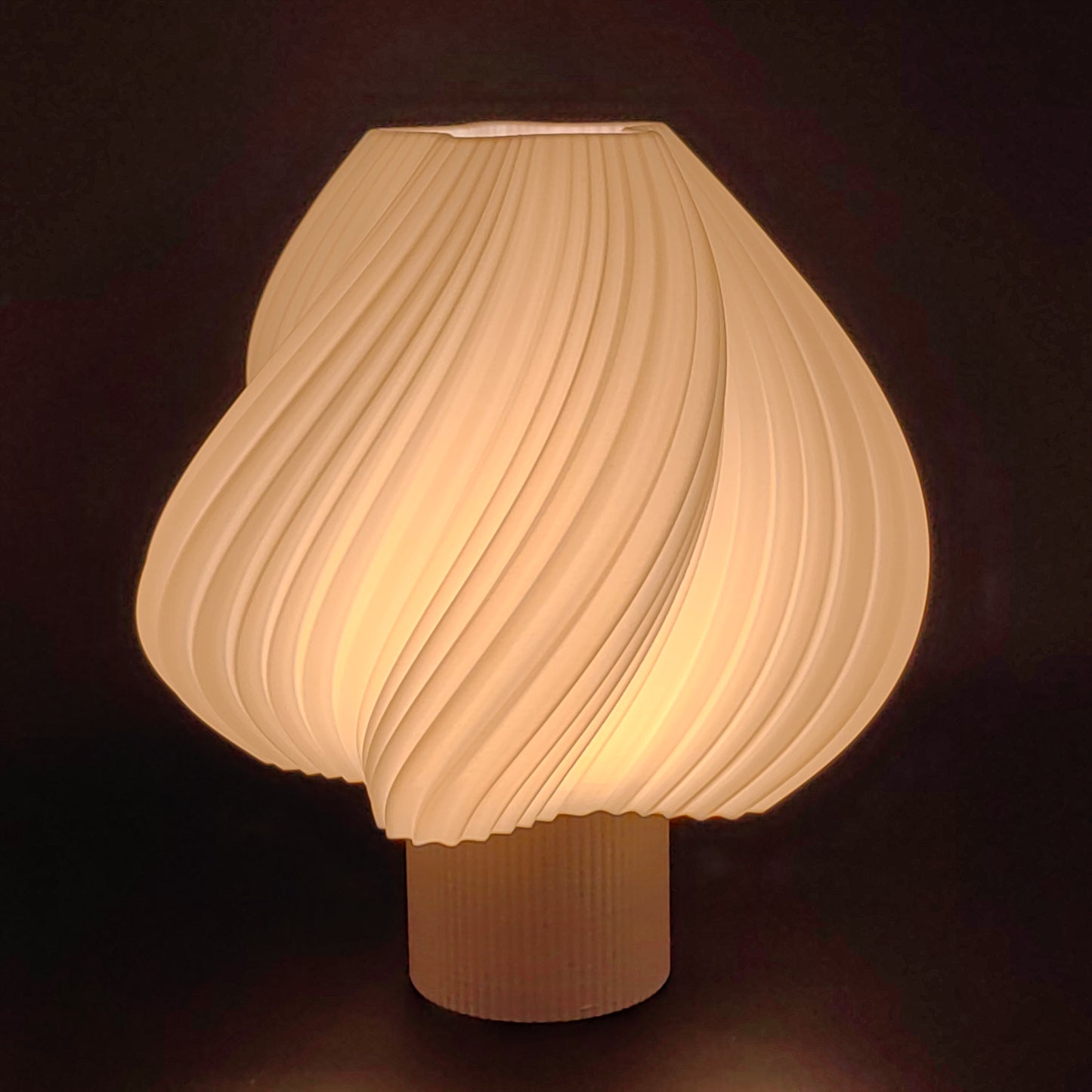 Soft Serve Lamp Portable,SOFT SERVE LAMP, wavy lamp, ice cream lamp, home decor,table lamp,lamp