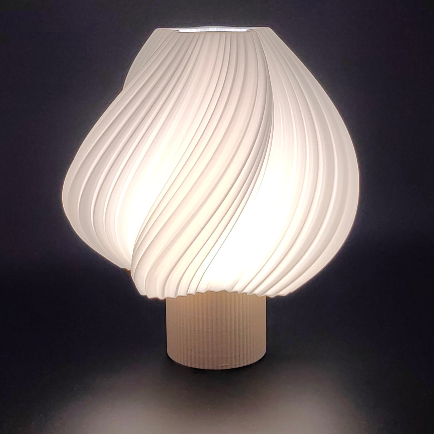 Soft Serve Lamp Portable,SOFT SERVE LAMP, wavy lamp, ice cream lamp, home decor,table lamp,lamp