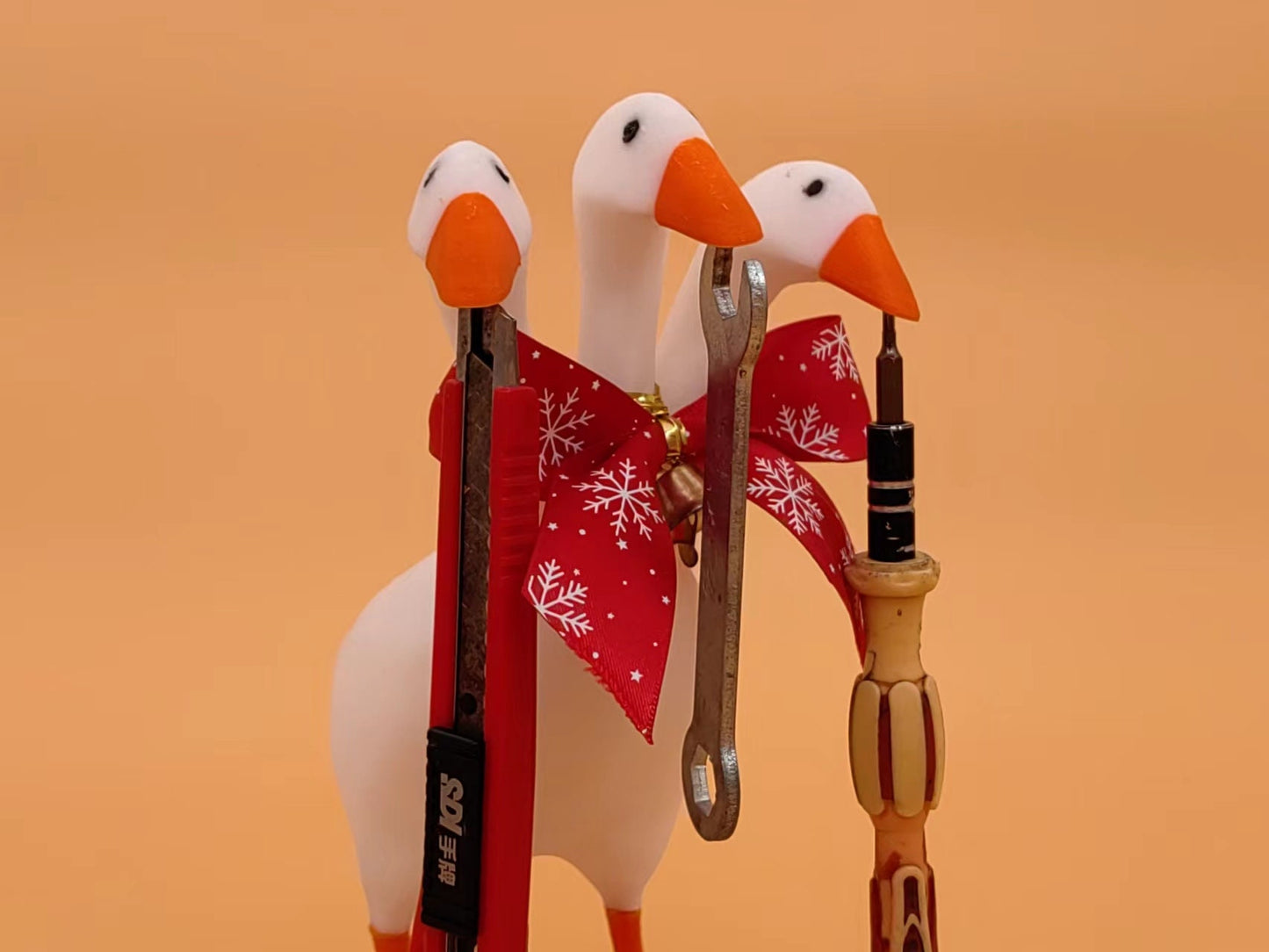 Untitled Goose Key Holder Magnetic_ Tool Holder Magnetic_ Home Miniature Decoration_ Customizable Gift_Untitled Goose Miniature (3D Printed)