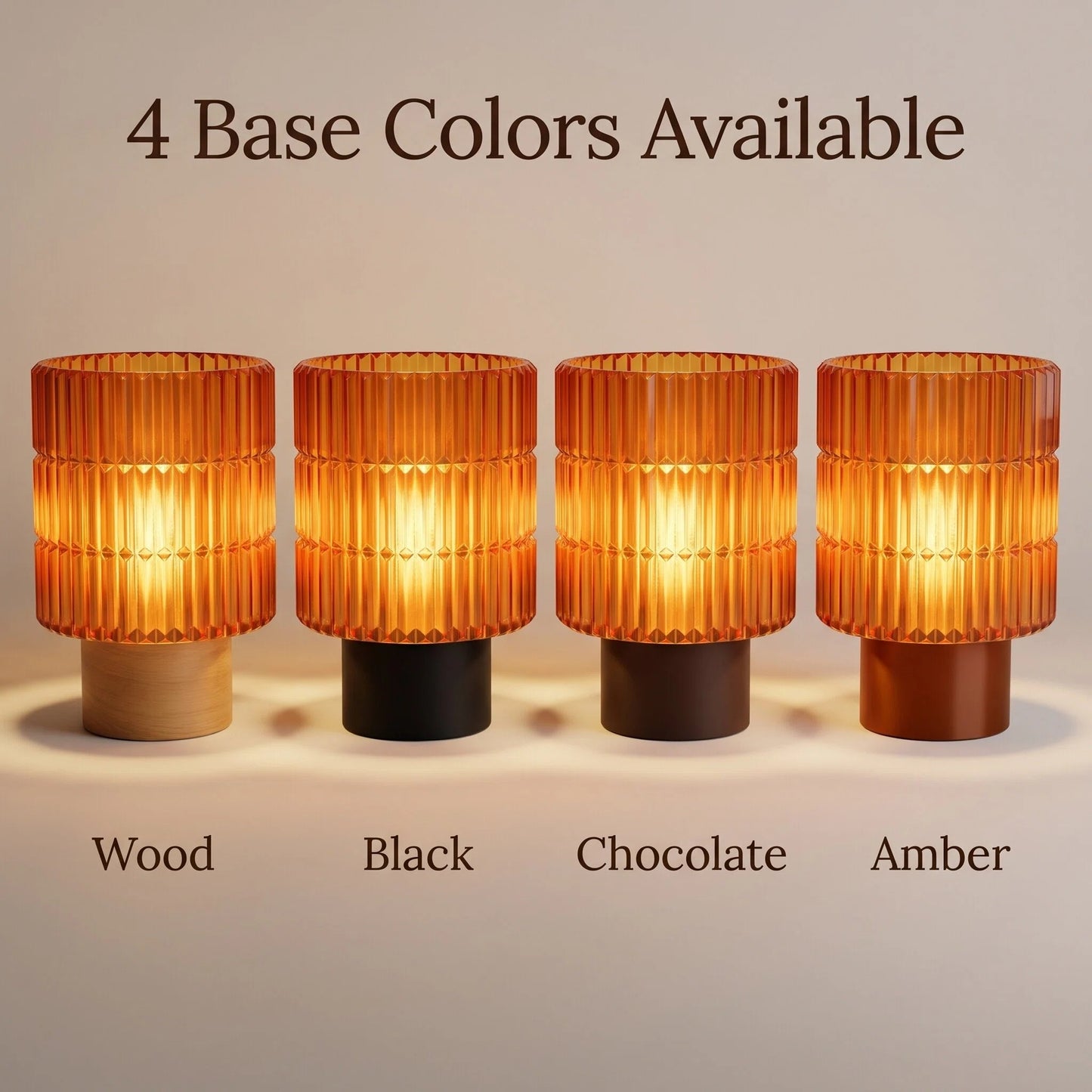 Vintage Sunset Table Lamp — Warm Ambient Light
