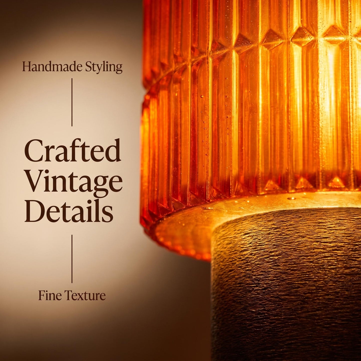 Vintage Sunset Table Lamp — Warm Ambient Light