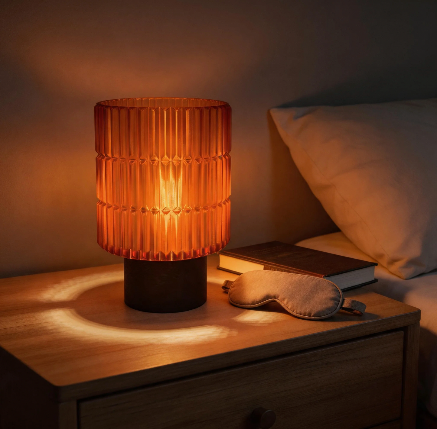 Vintage Sunset Table Lamp — Warm Ambient Light