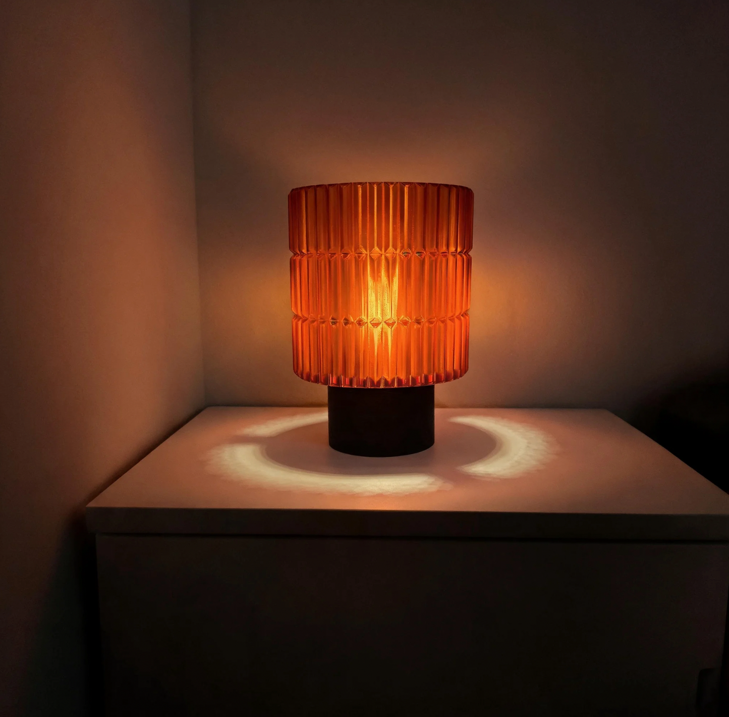 Vintage Sunset Table Lamp — Warm Ambient Light