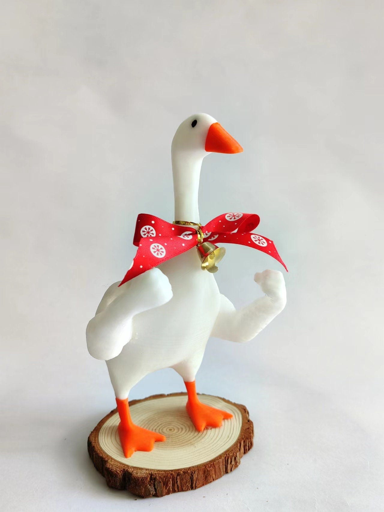 Boxing Goose_Untitled Goose Key Holder Magnetic_Tool Holder Magnetic_ Home Miniature Decoration_ Customizable Gift (3D Printed)