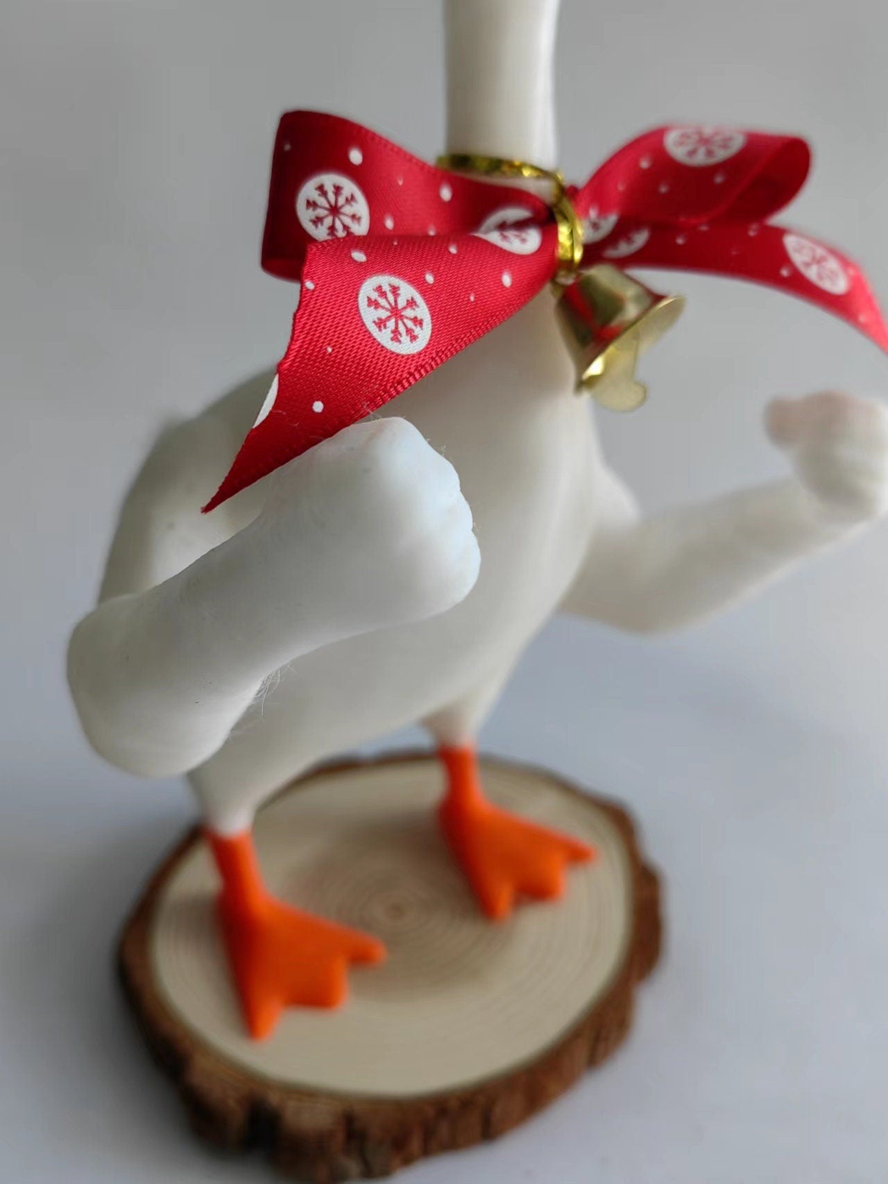 Boxing Goose_Untitled Goose Key Holder Magnetic_Tool Holder Magnetic_ Home Miniature Decoration_ Customizable Gift (3D Printed)