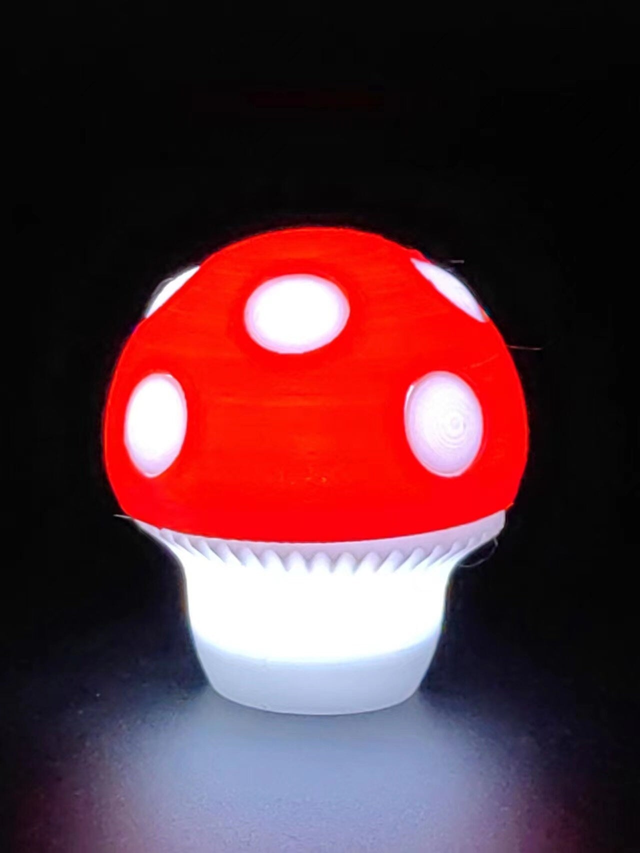 Mushroom - 3D Printed Accent Lamp - Mushroom Lamp - Many Color Options - Mood Lighting