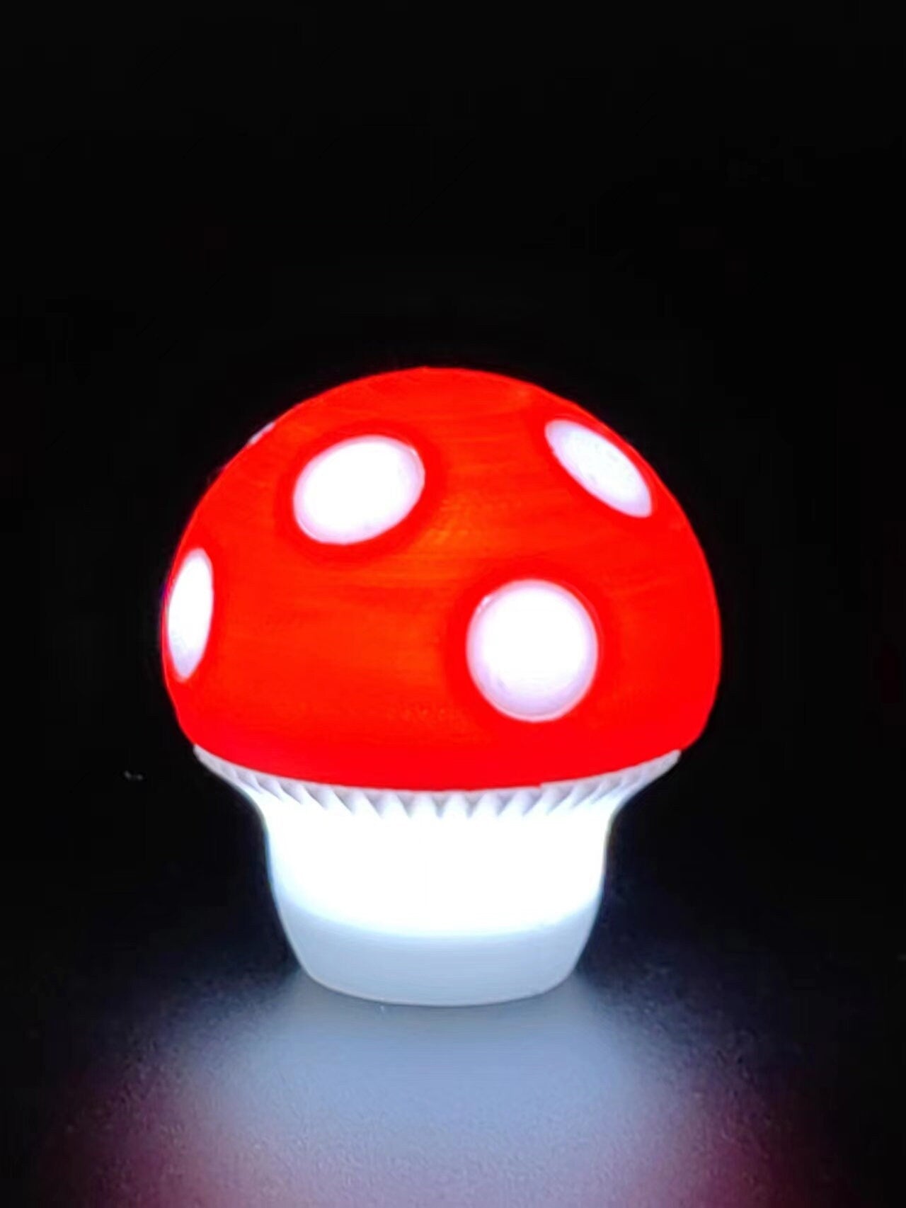 Mushroom - 3D Printed Accent Lamp - Mushroom Lamp - Many Color Options - Mood Lighting